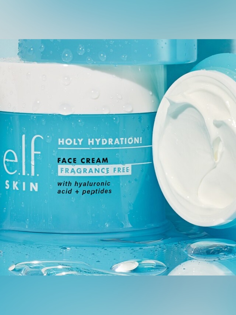 NEW ELF Holy Hydration! Face Cream  Fragrance Free 1.7oz
